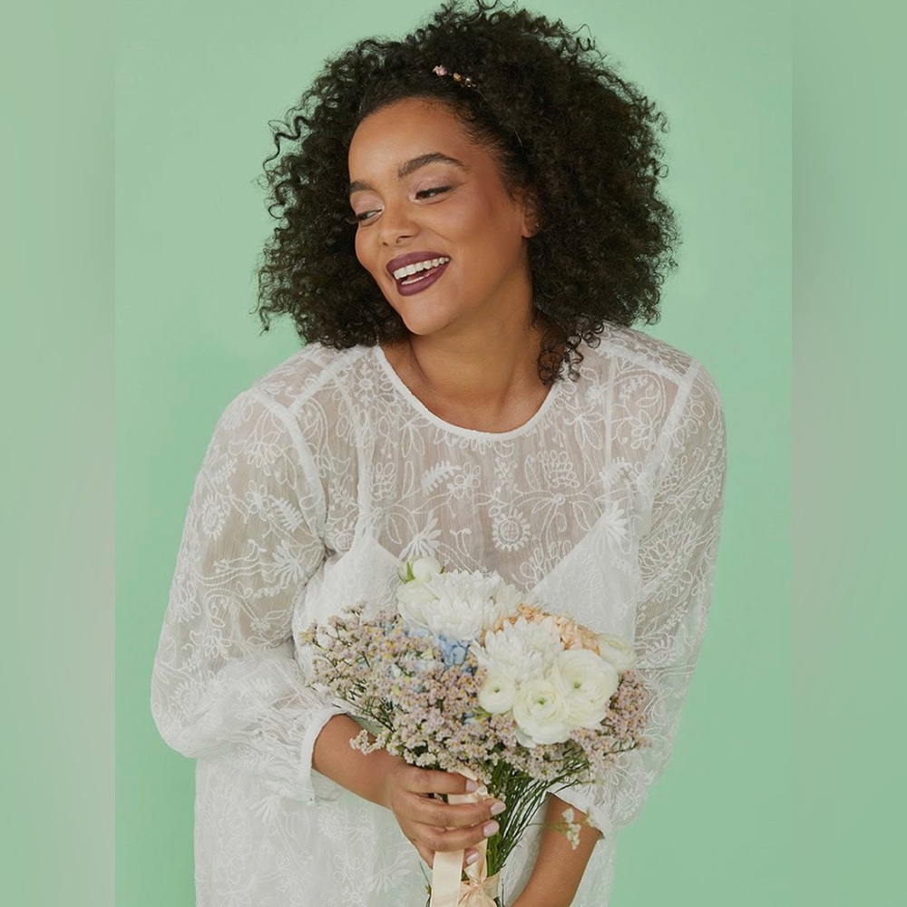 Modcloth Wedding Just the Beginning Maxi Dress Boho Small